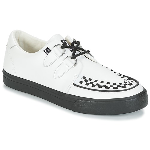 TUK - CREEPERS SNEAKERS - Blanc / Noir