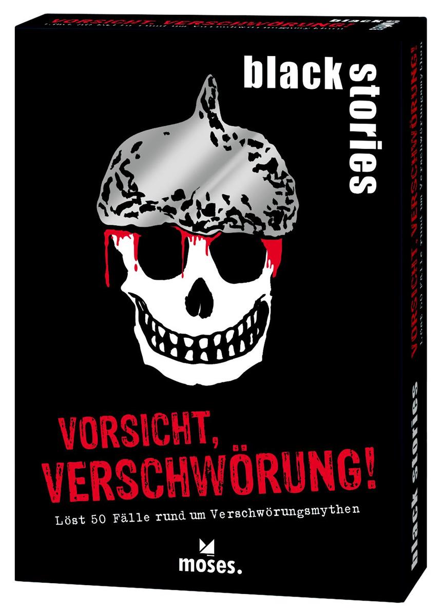 moses. Spielware black stories: Vorsicht, Verschwoerung!