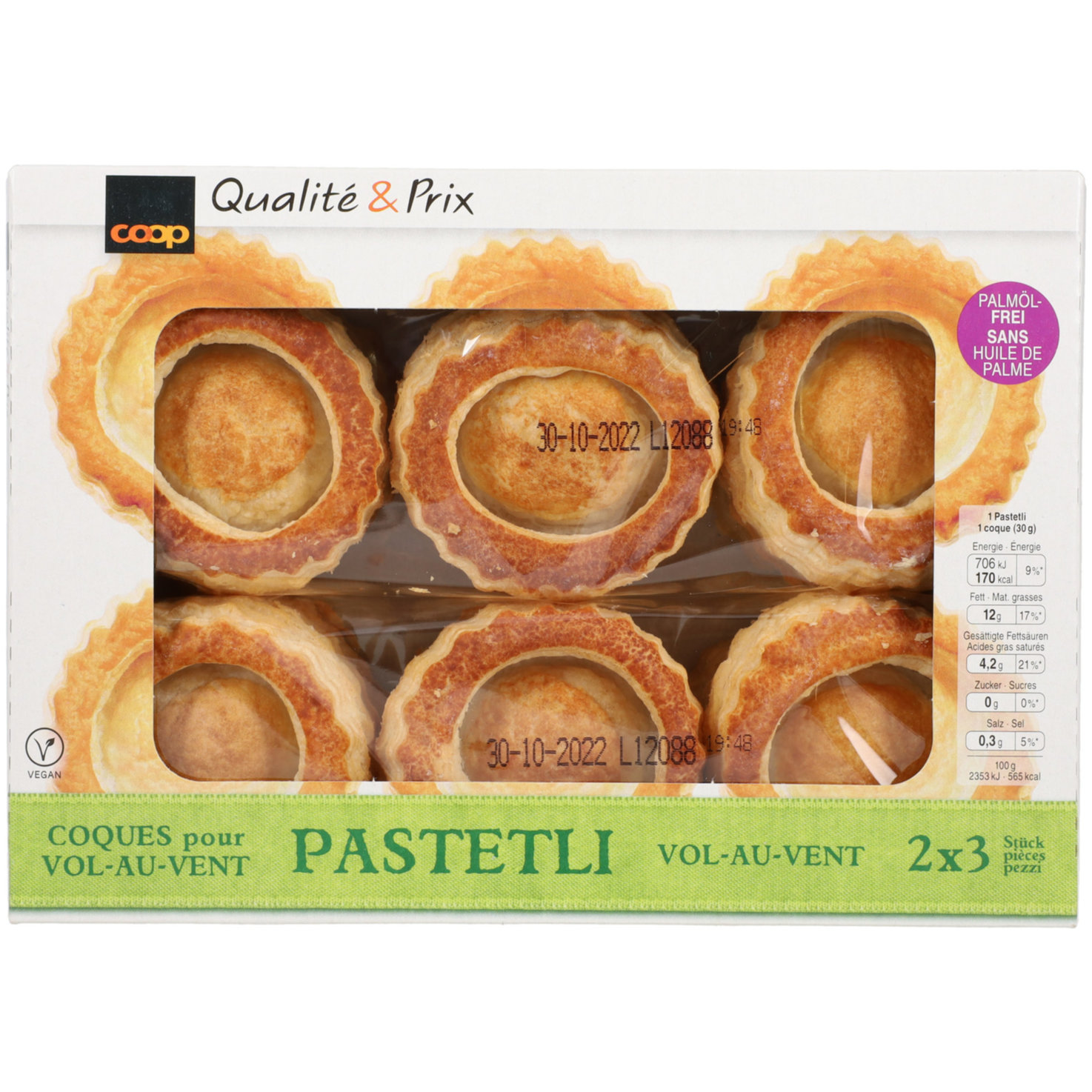 Pastetli 6x30g