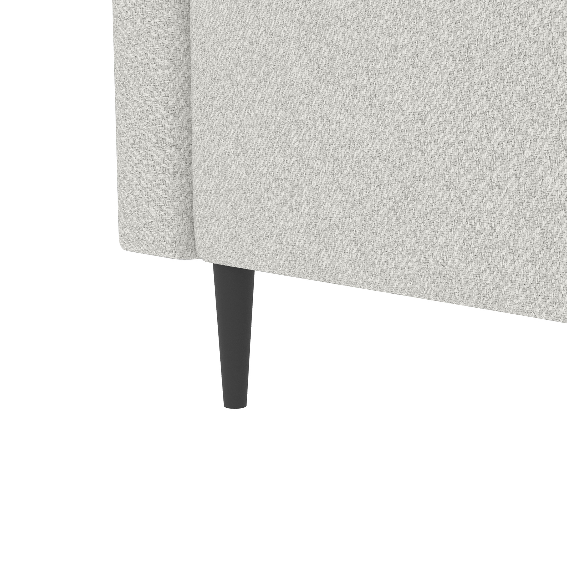 Boxspringbett - hellgrau - inklusive Topper - 180x200 cm