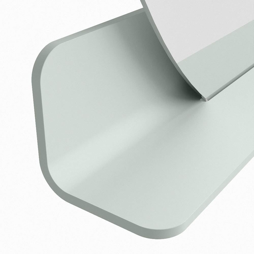 Mondiaz Spot spiegel rond Ø110cm met planchet greey