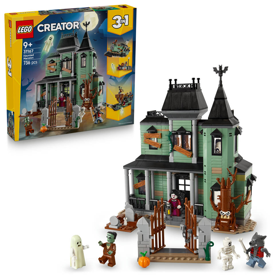 LEGO Creator 3-in-1 spookhuis 31167