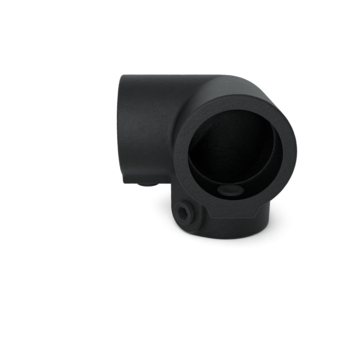 Novidade steigerbuis koppelstuk hoekstuk zwart ø 27 mm