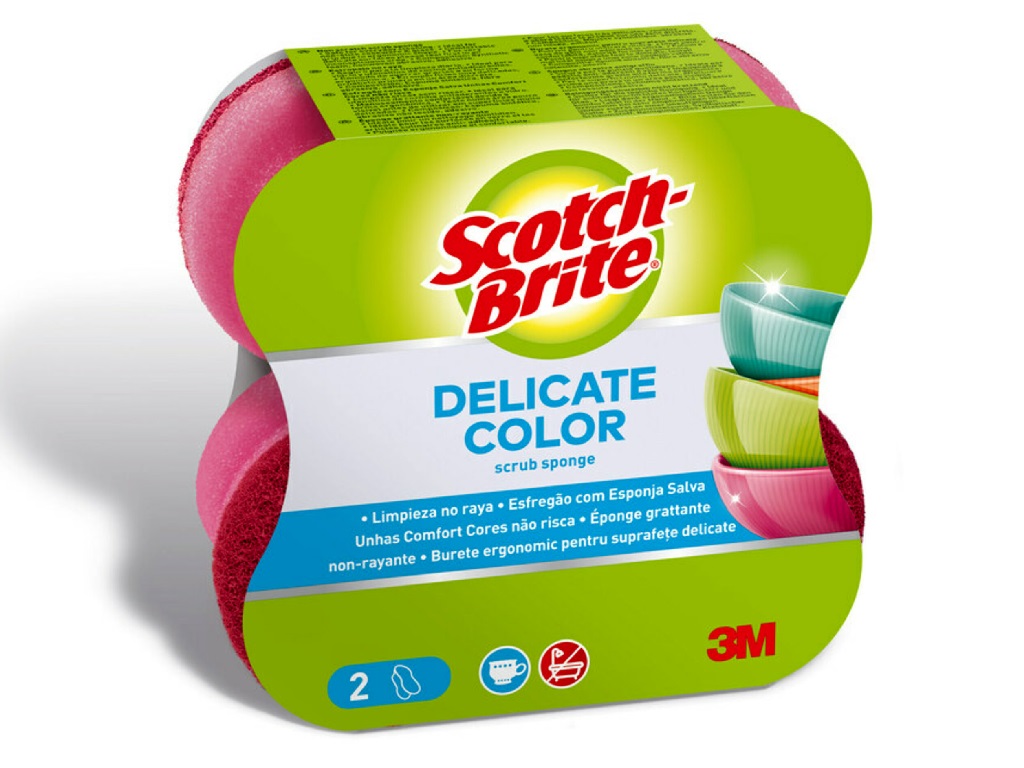 ESFREGÃO SCOTCH BRITE SALVA UNHAS COMFORT PACK 2UN