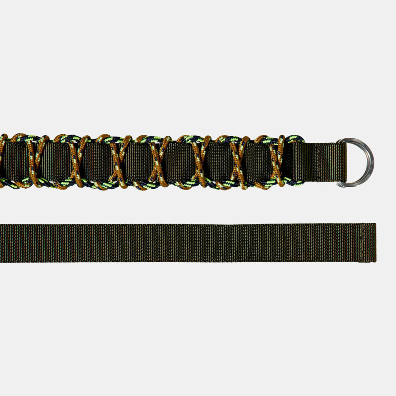 Scotch & Soda Ceinture tressée kaki