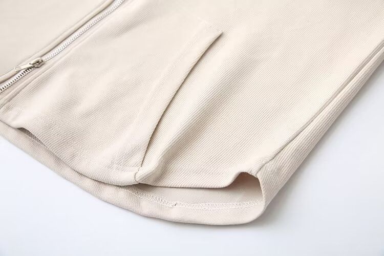 Krezol - Plus Size Raglan Hoodie met Rits