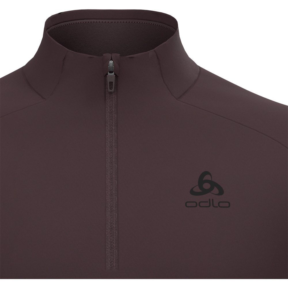 Odlo Essential Light 1/2 Zip Midlayer Herren fudge