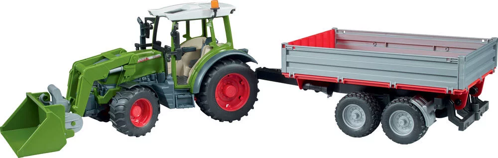 TRACTEUR FENDT VARIO 211 AVEC CHARGEUR ET REMORQUE