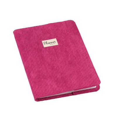 Agenda Colette Ministre avec répertoire - 1 semaine sur 2 pages - 16 x 24 cm - framboise - Quo Vadis