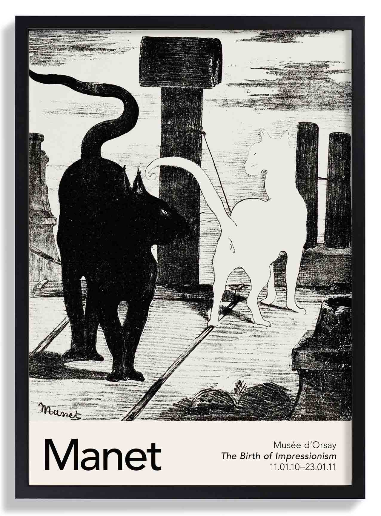Die Katzen Rendezvous von Manet Ausstellung