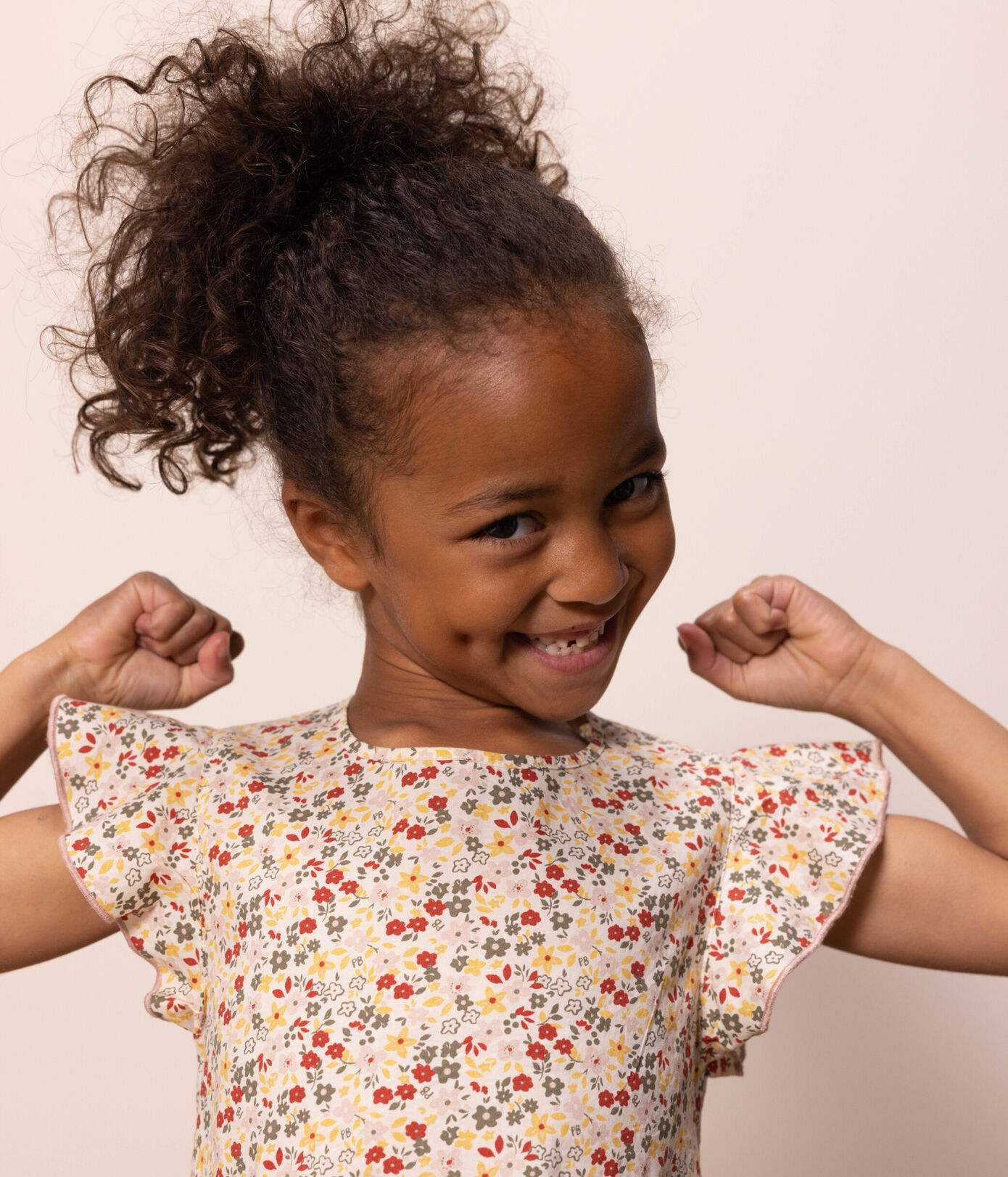 Robe en popeline enfant fille
