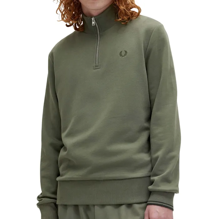 Fred Perry Half Zip Sweatshirt Heren