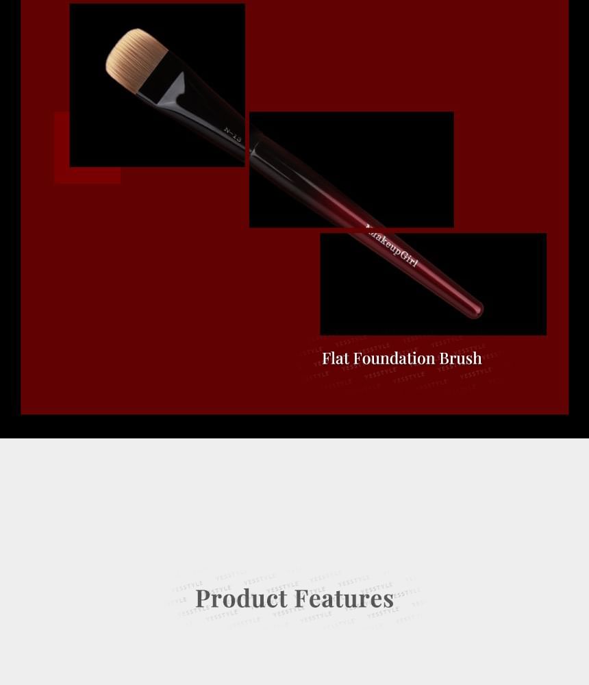 Hepius - Platte Foundation Kwast