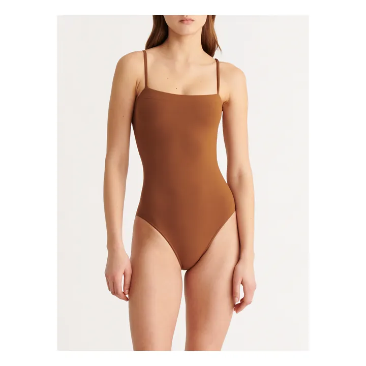 Eres Maillot de Bain 1 Pièce Aquarelle | Marron