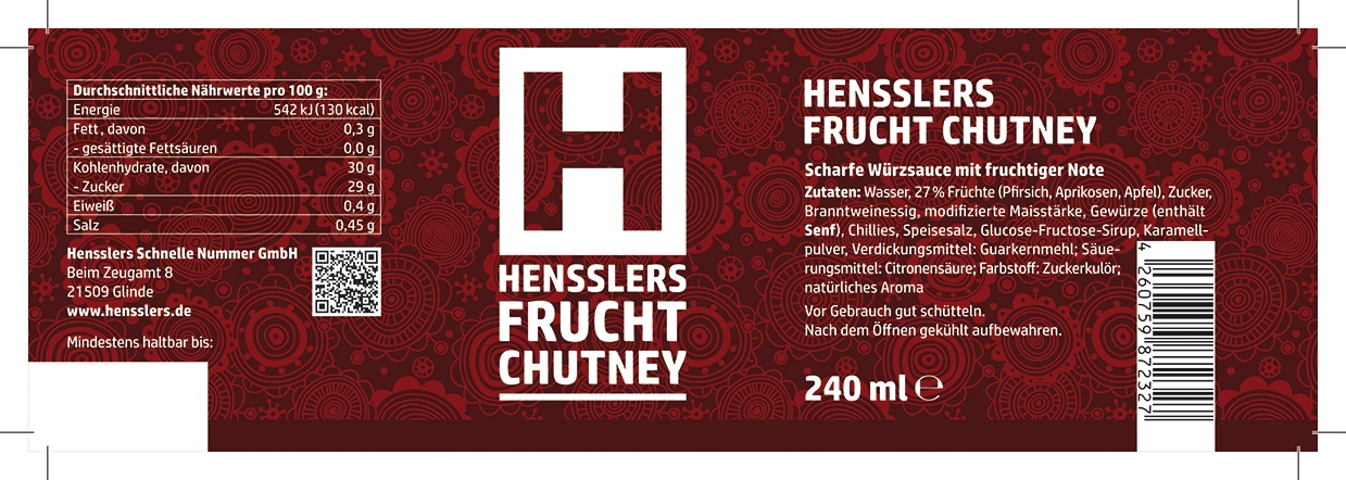 Hensslers Fruchtige Saucen 3er-Set