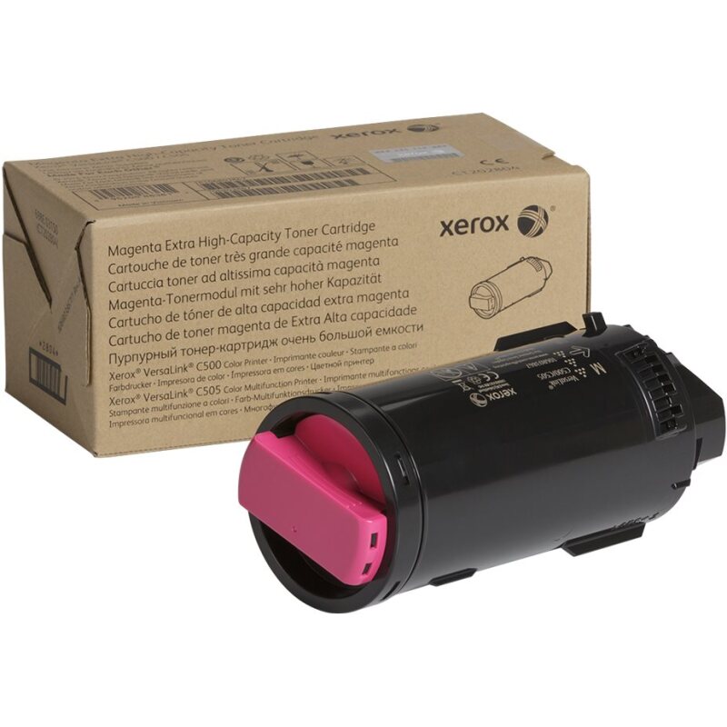 Xerox Cartouche de toner Magenta de Très haute capacité Imprimante couleur ® VersaLink® C500/multifonctions ® VersaLink® C505 (9000 pages) - 106R03874