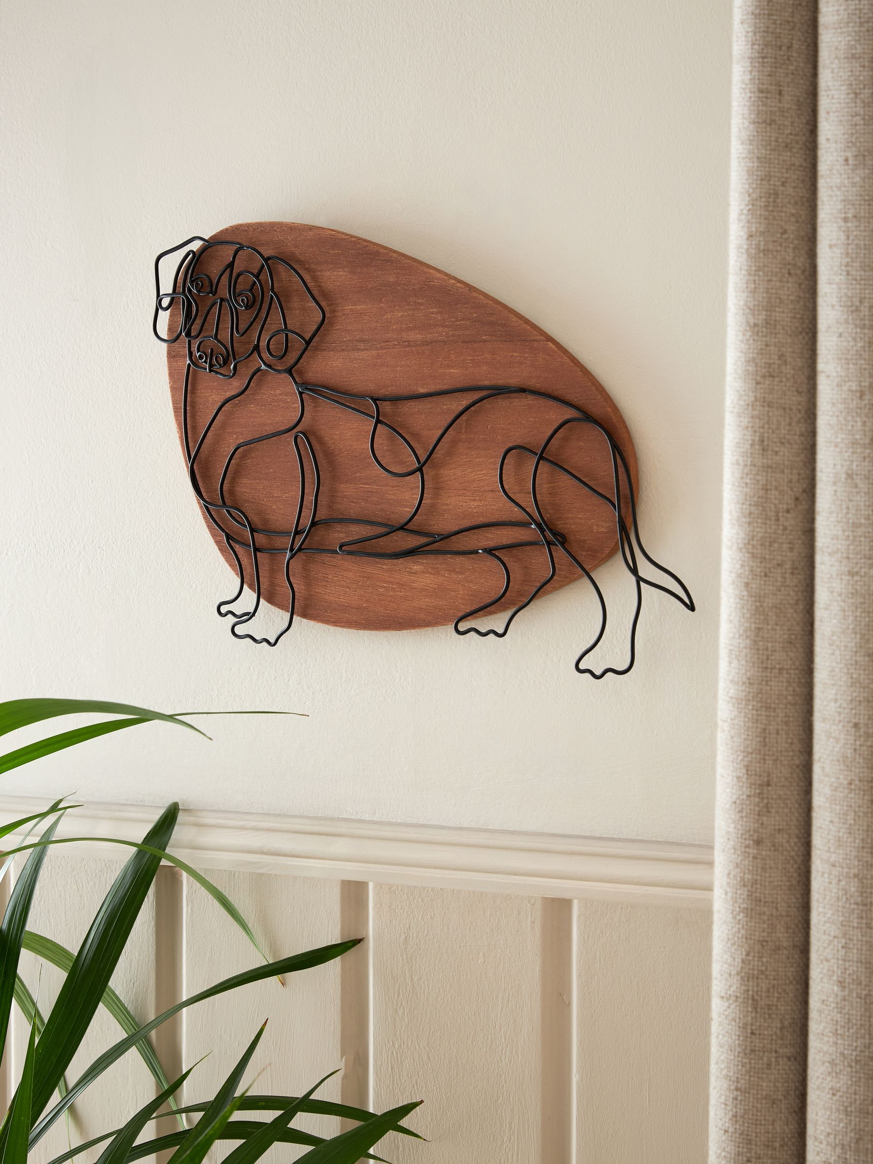 Dachshund Wire Wall Plaque