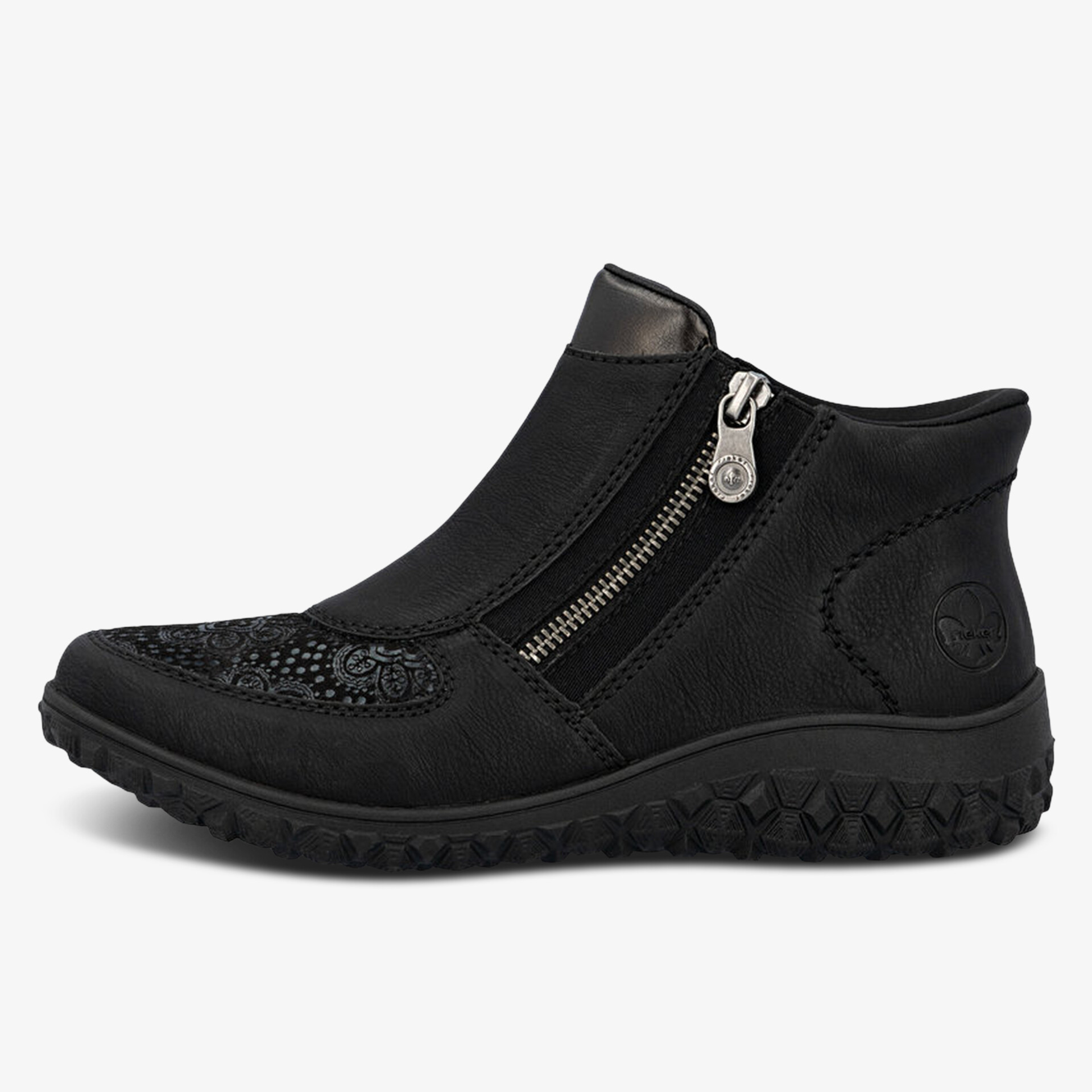 rieker Damen Stiefeletten schwarz