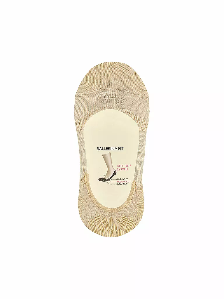 FALKE Socken - Füsslinge Step Medium Cut cream creme