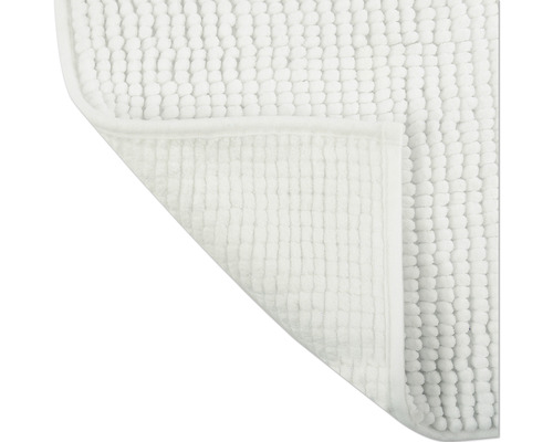 MSV CHENILLE badmat 80 x 50 cm wit