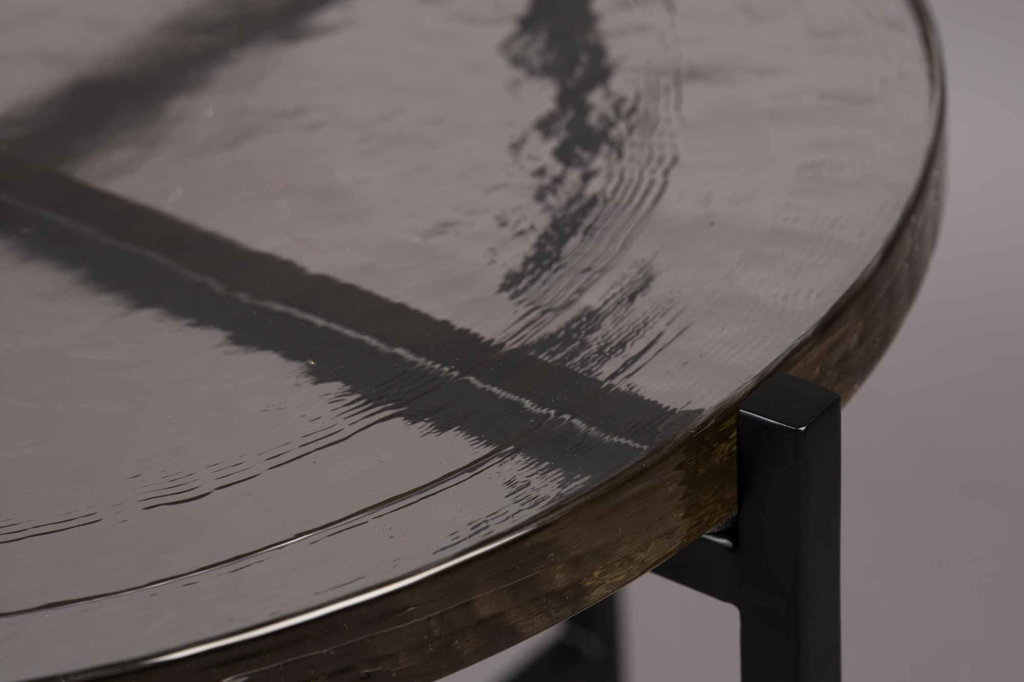 Dutchbone bijzettafel Vidrio zwart
