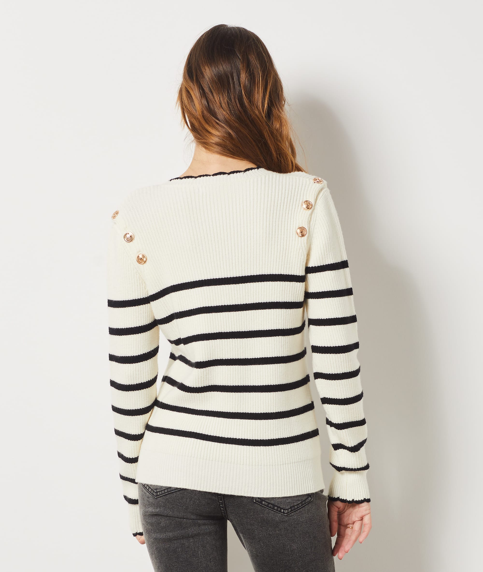 Pull à rayures