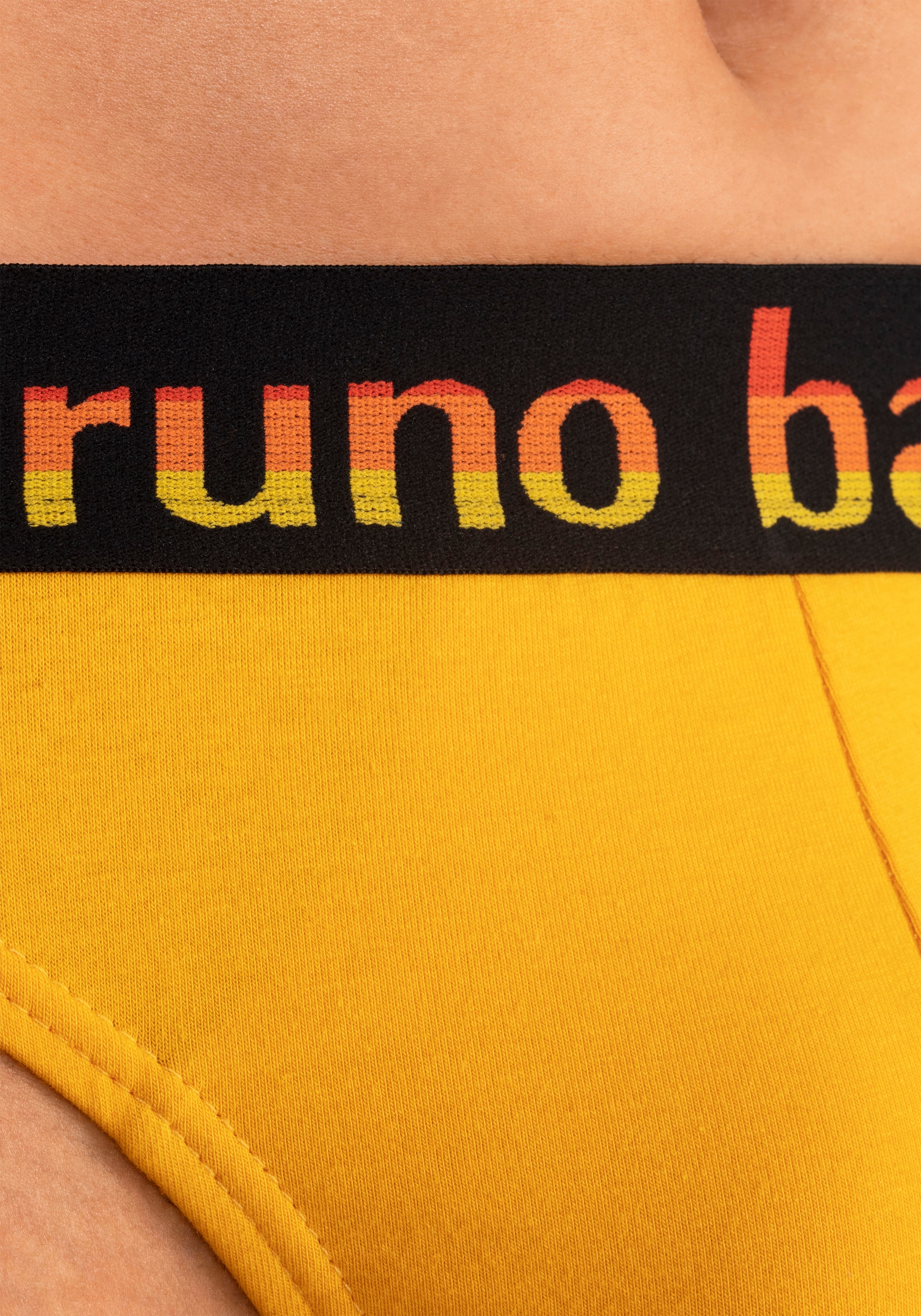 Bruno Banani String, 5 Stk. mit Streifen Logo Webbund
