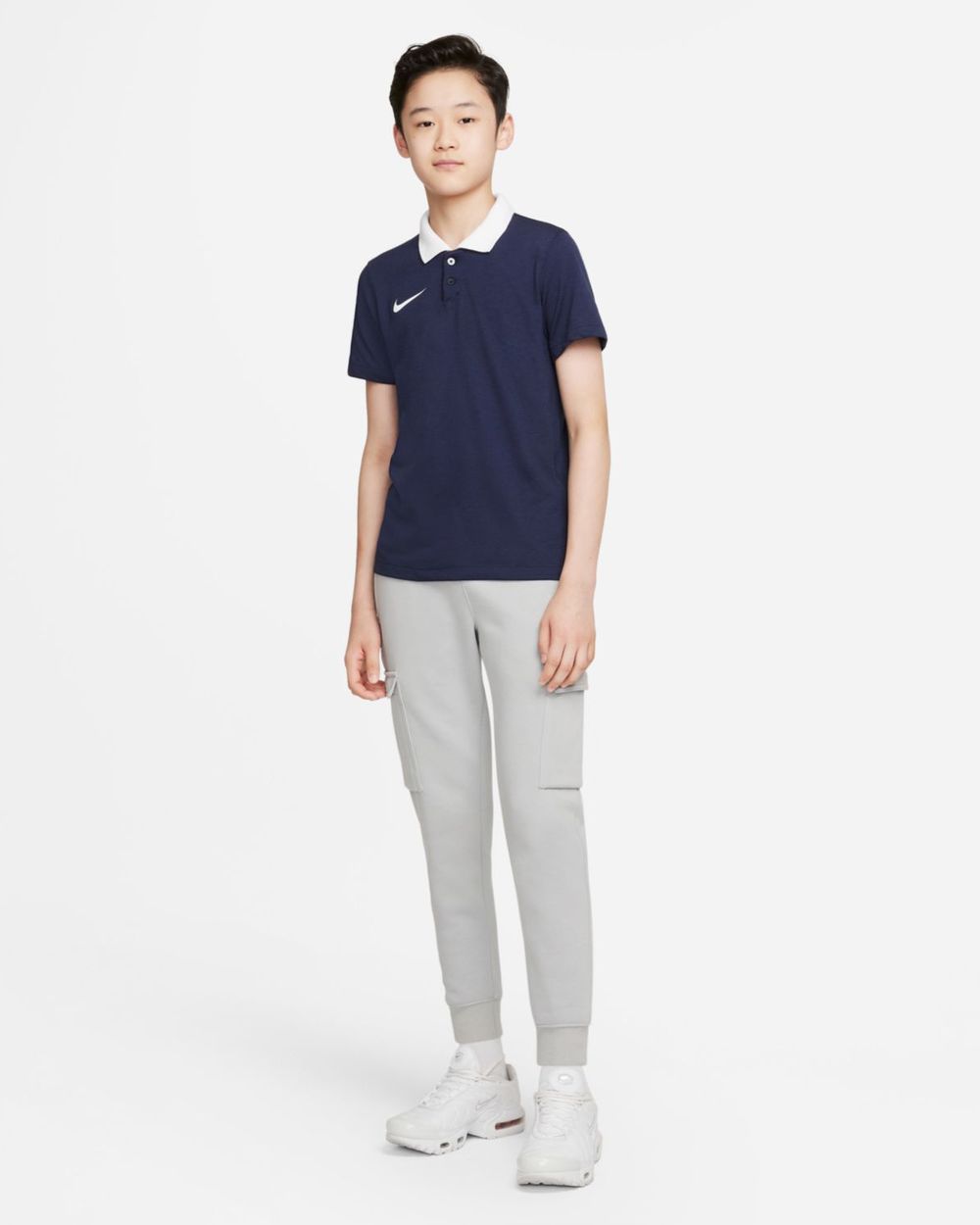 Polo Nike Team Club 20 Bleu Marine pour enfant