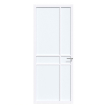 Arne & Bodil binnendeur ABE105 satijnglas - extra wit afgelakt