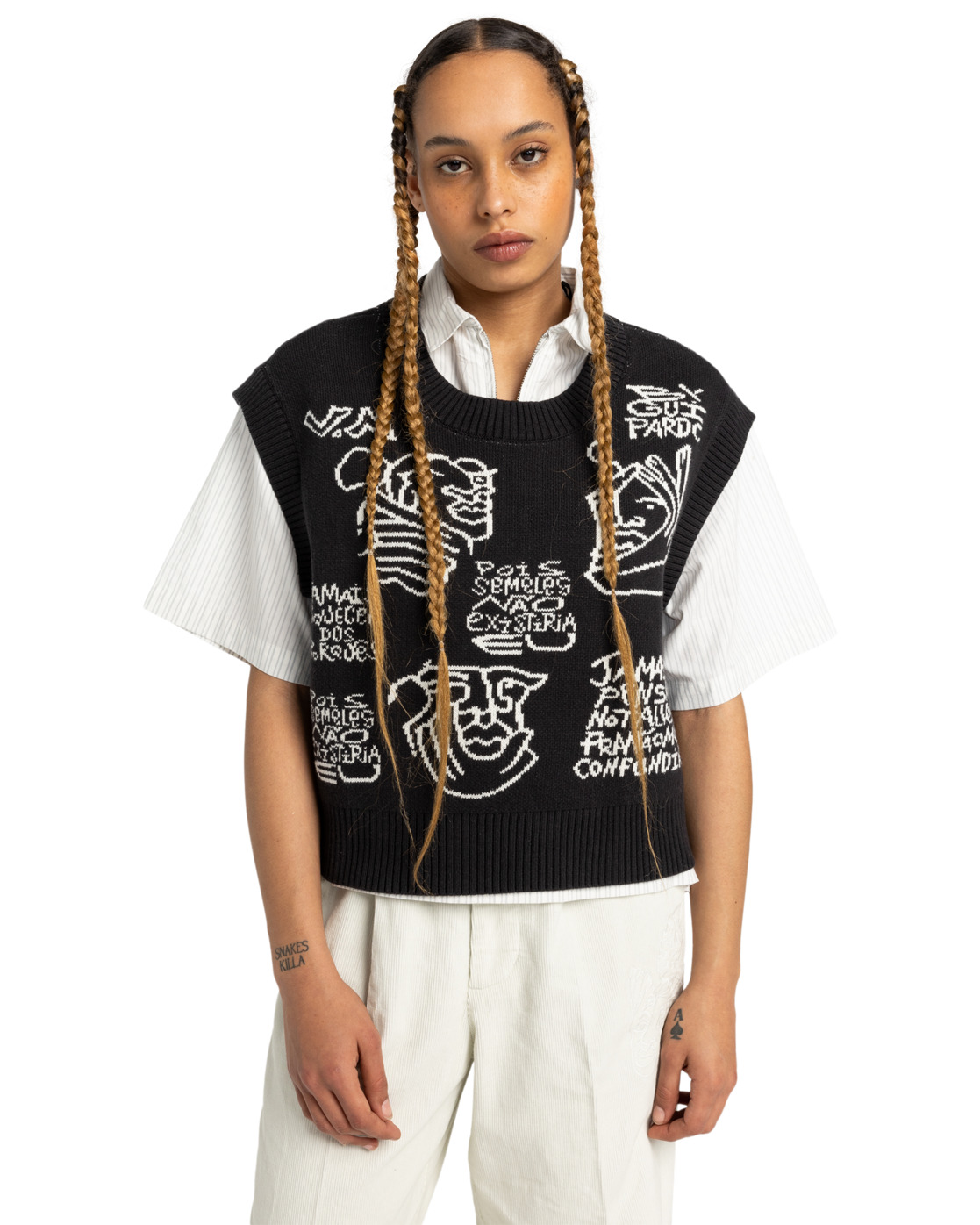Element VMXE Sweater Vest Off Black
