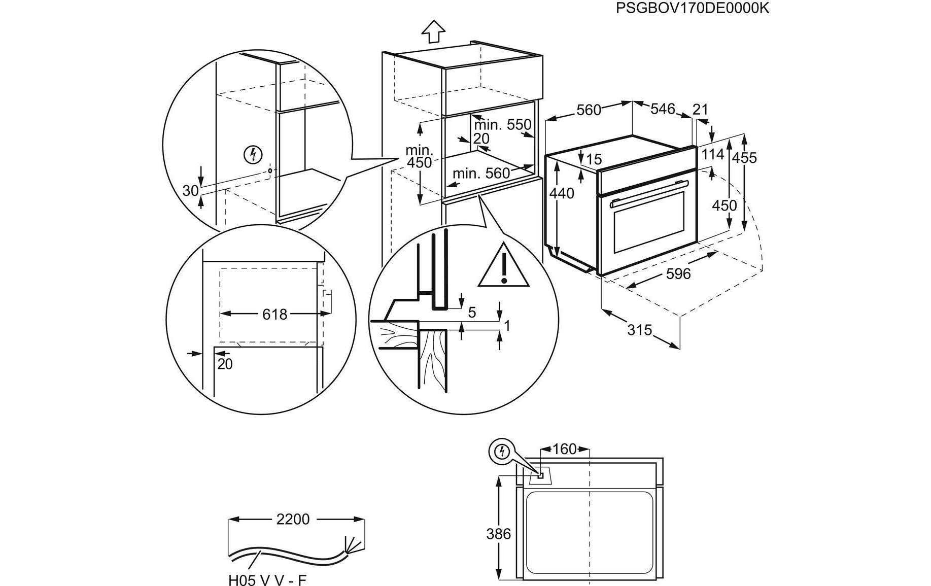 Einbausteamer EB4GL70CN Schwarz<br>Gesundes Dampfgaren mit einem Steamer als Einbaugerät