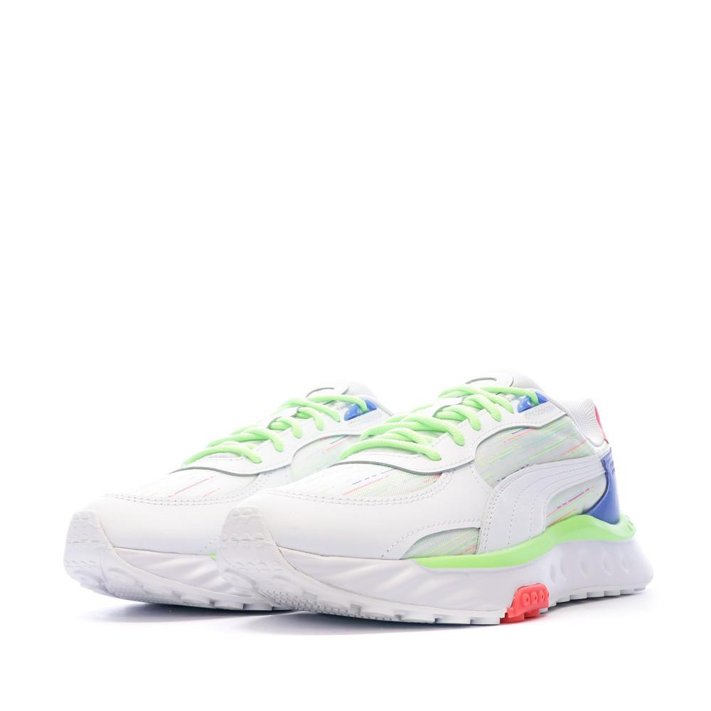 Puma Baskets Blanches Homme Puma Wild Rider Spectra
