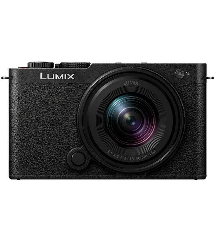 Panasonic Fotokamera Lumix S9 Schwarz Kit Lumix S 18-40 mm Kompakte Open-Gate spiegellose Vollformatkamera inklusive Objektiv