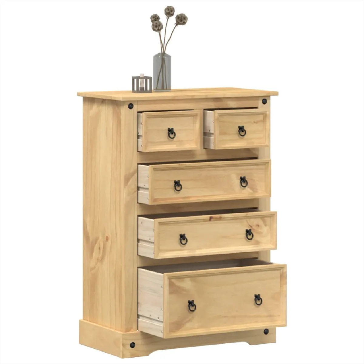 VIDAXL Commode Corona - Bois de Pin