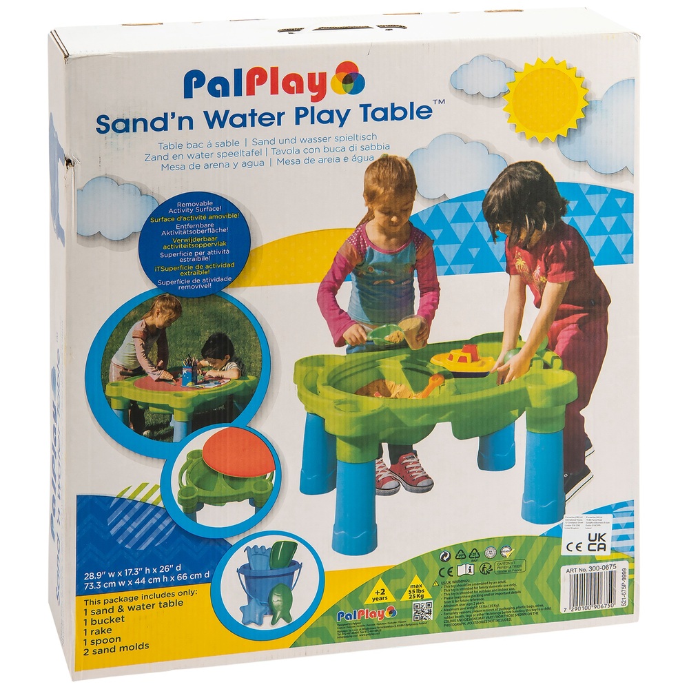 Sand- und Wasserspieltisch mit Zubehör
