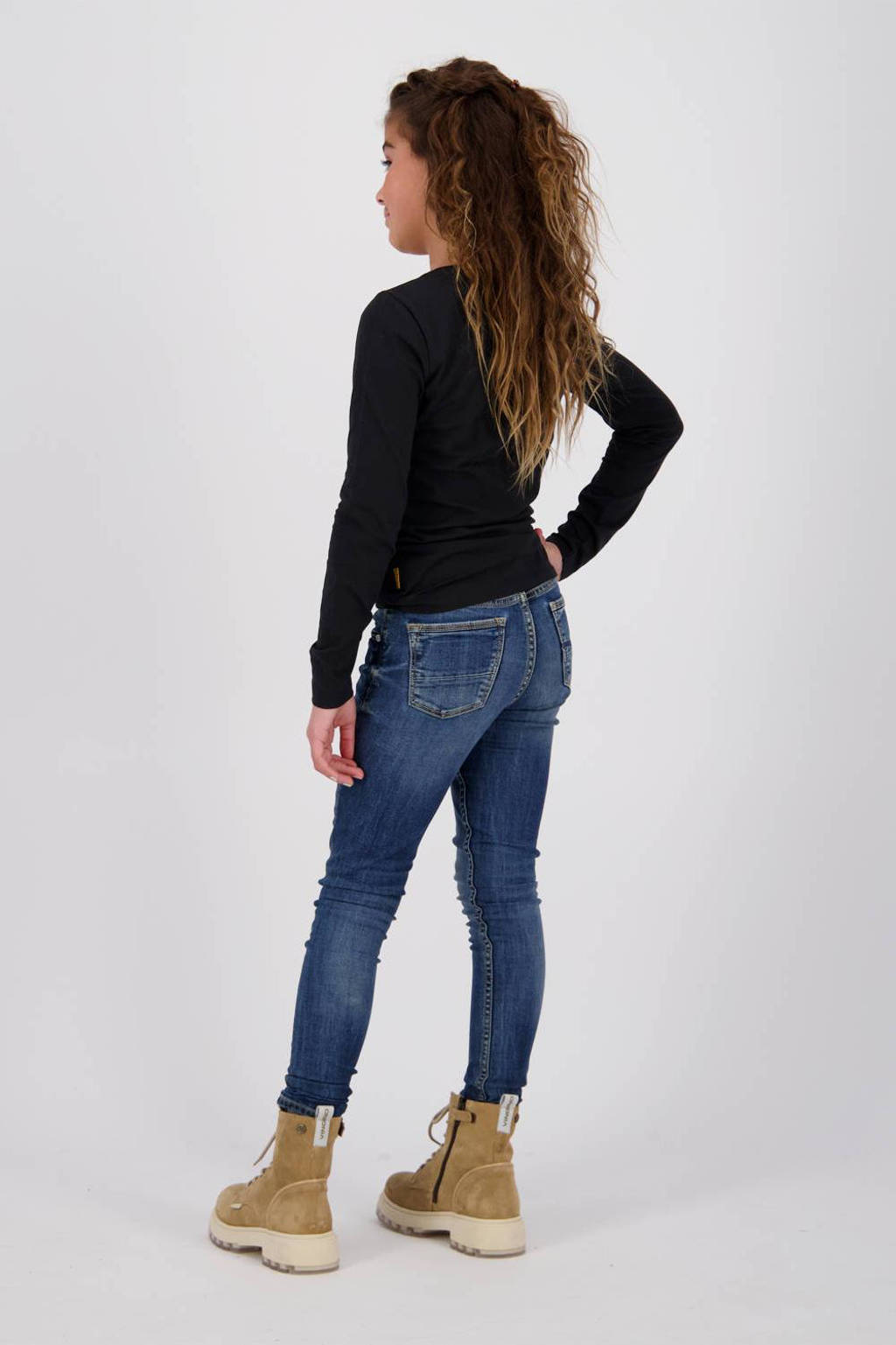 Vingino longsleeve Julie met printopdruk zwart