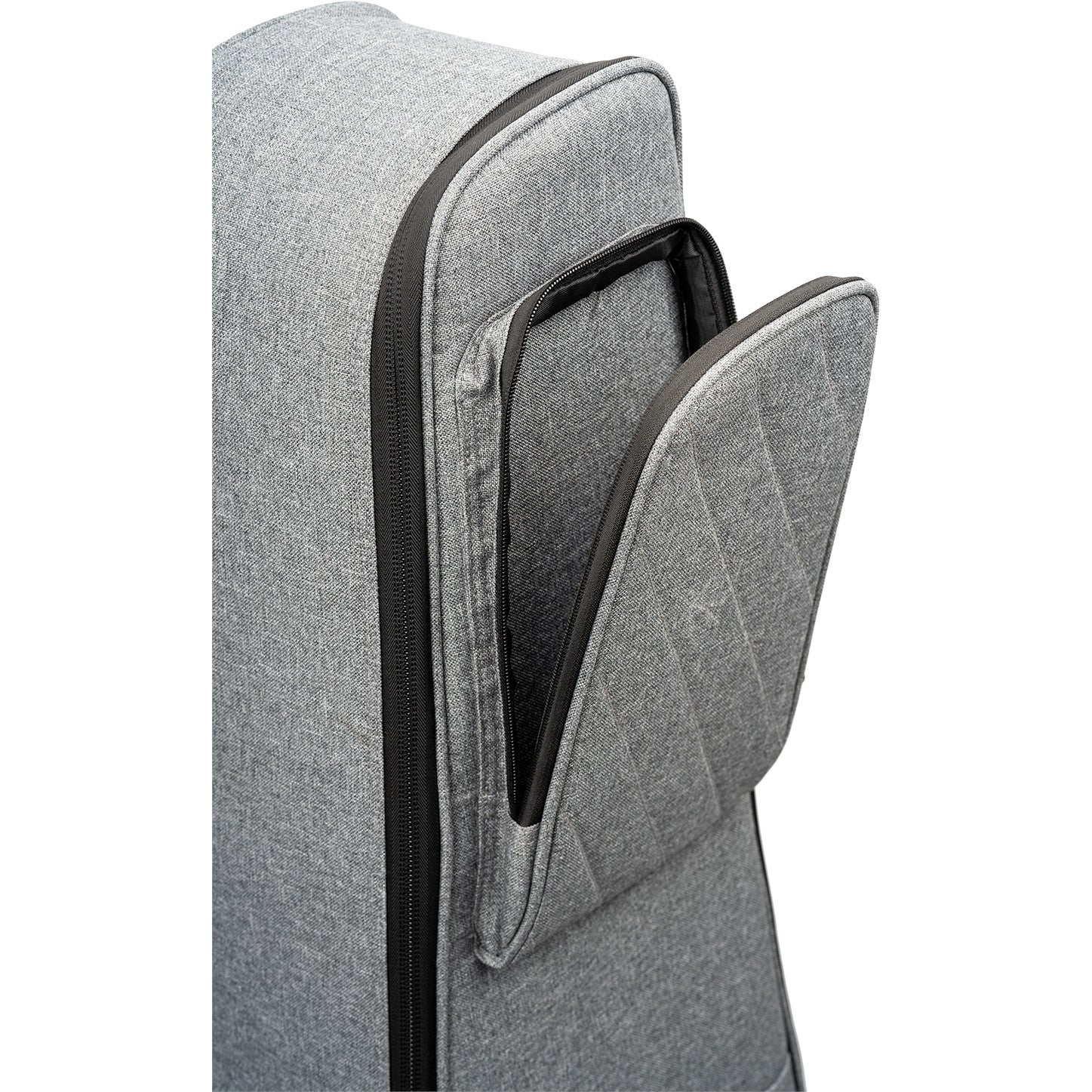Ortega OGBAB-DLX-GY Deluxe gigbag voor akoestische basgitaar grijs