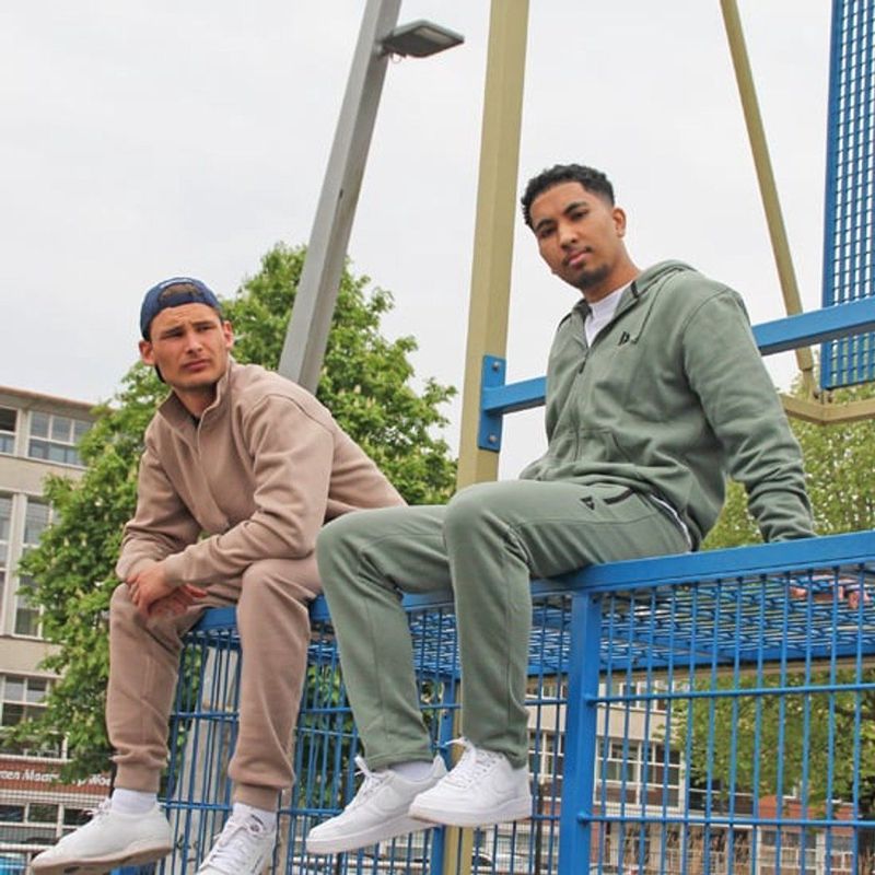 Donnay - Joggingbroek rechte pijp (Sky) - Sportbroek - Heren - Jungle Green (336)