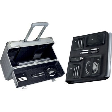 Valise pour pilotes 'DISCOVERY', aluminium, argent