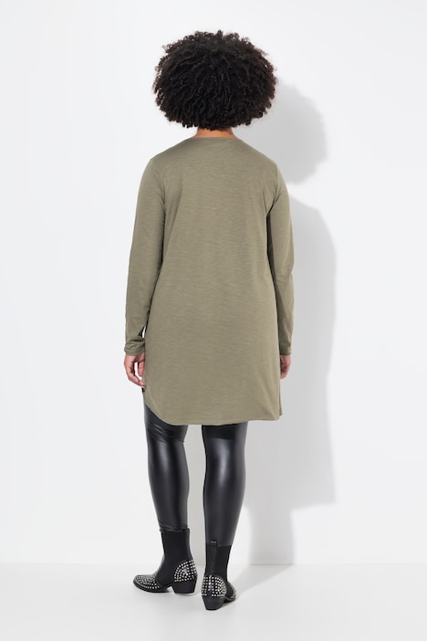 Longshirt, bequeme Passform, Rundhals, Langarm