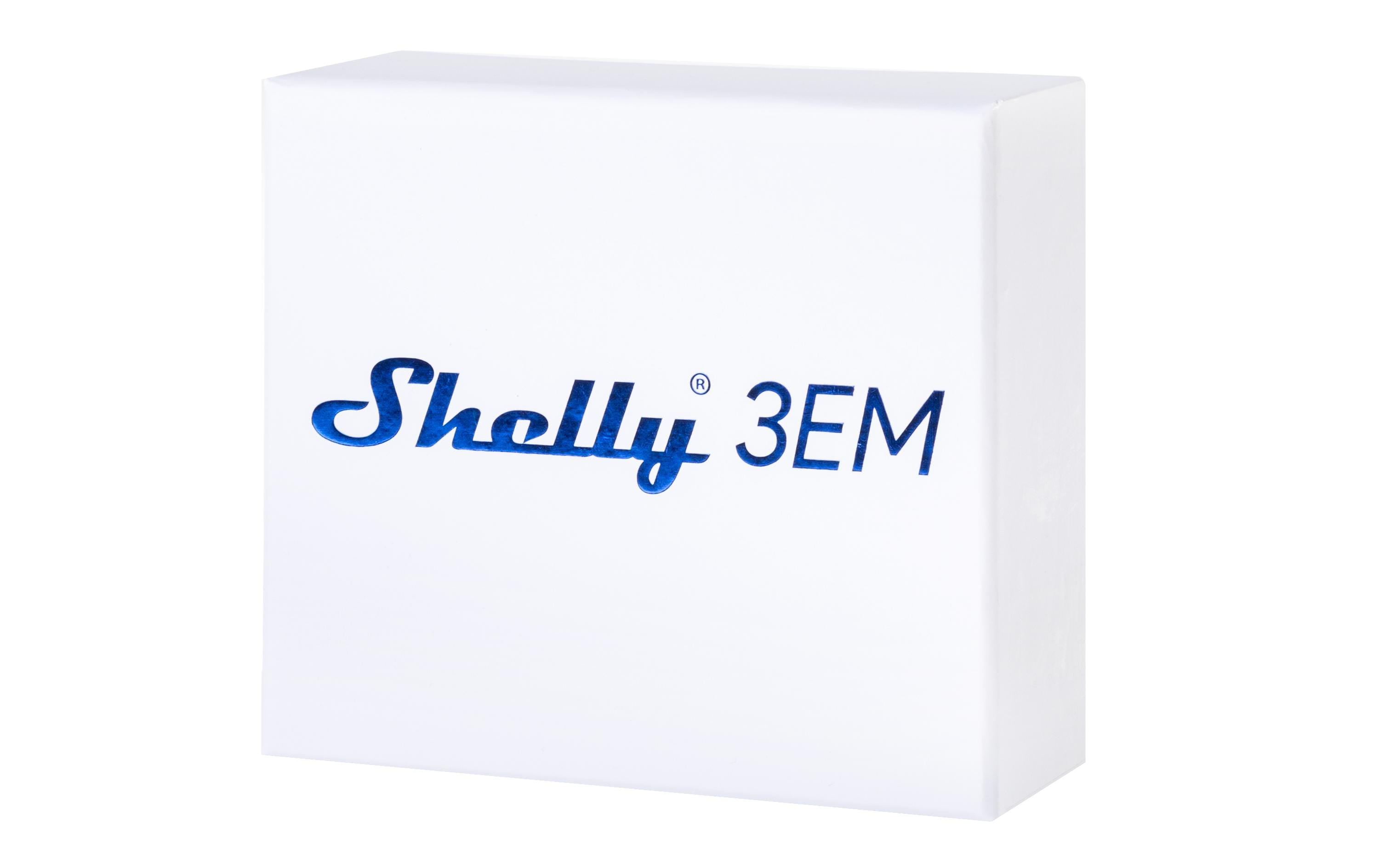 Dreiphasen-Energiezähler Shelly 3EM<br>WiFi 3-Phasen Energy Meter