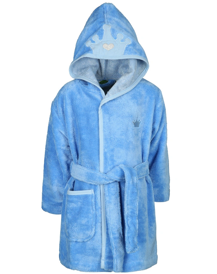 Bademantel SUPERFLAUSCH in blau