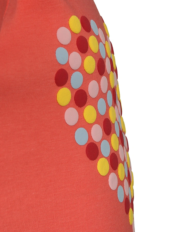 T-Shirt BIG HEART in peach pink