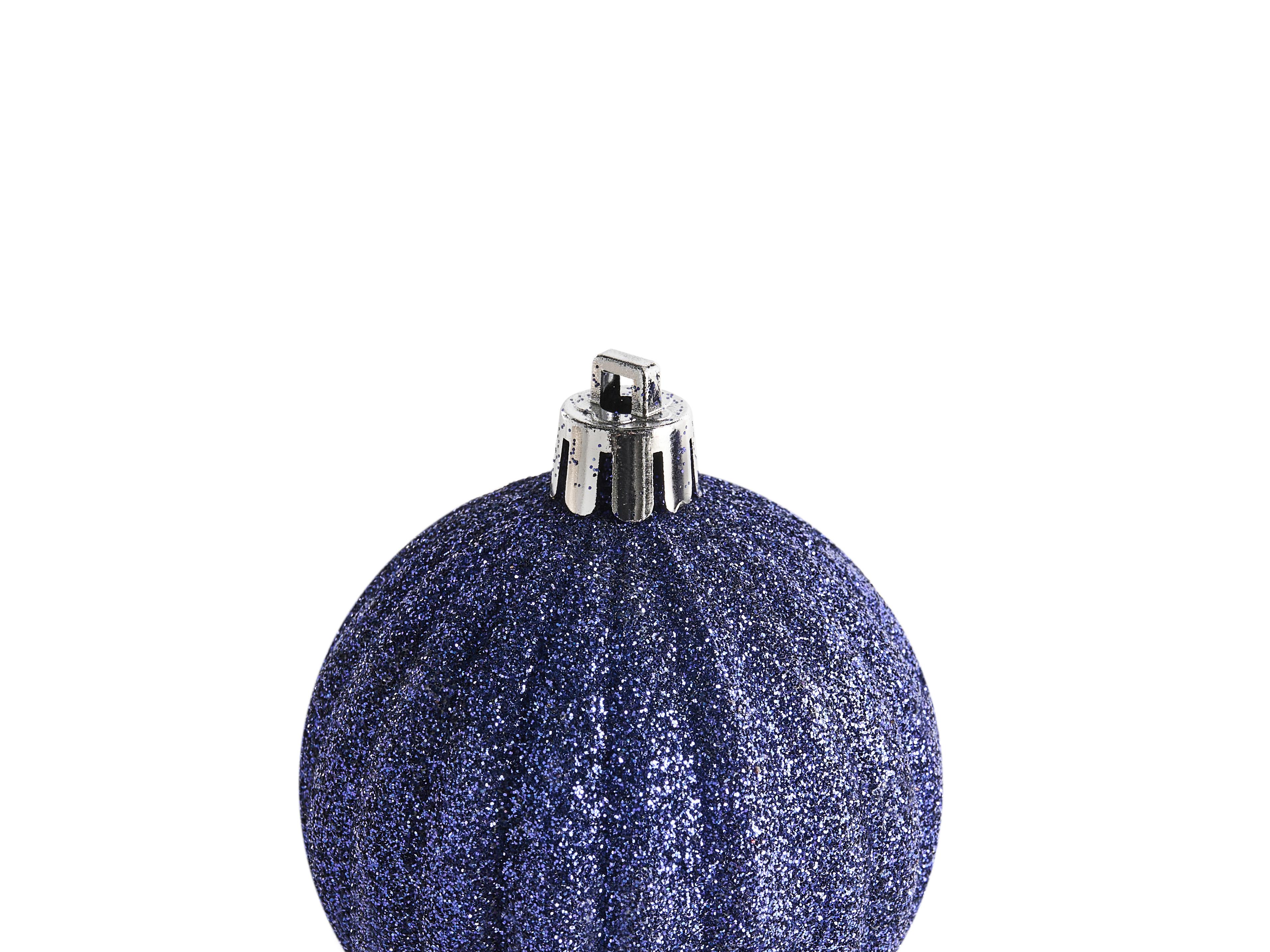 Set van 96 kerstballen PIELINEN Blauw