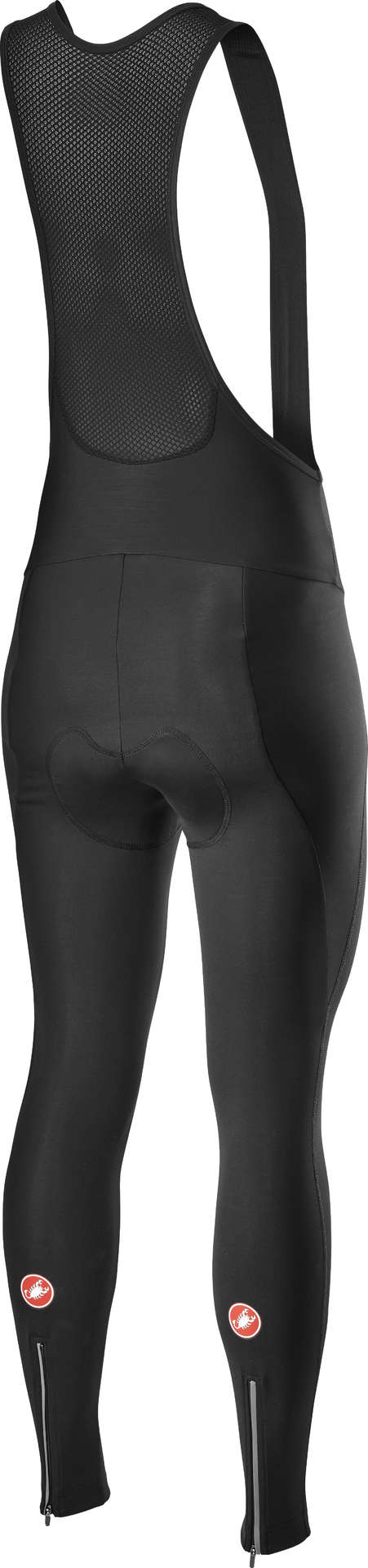 Castelli Entrata Wind Fietsbroek Lang Met Zeem Zwart Heren