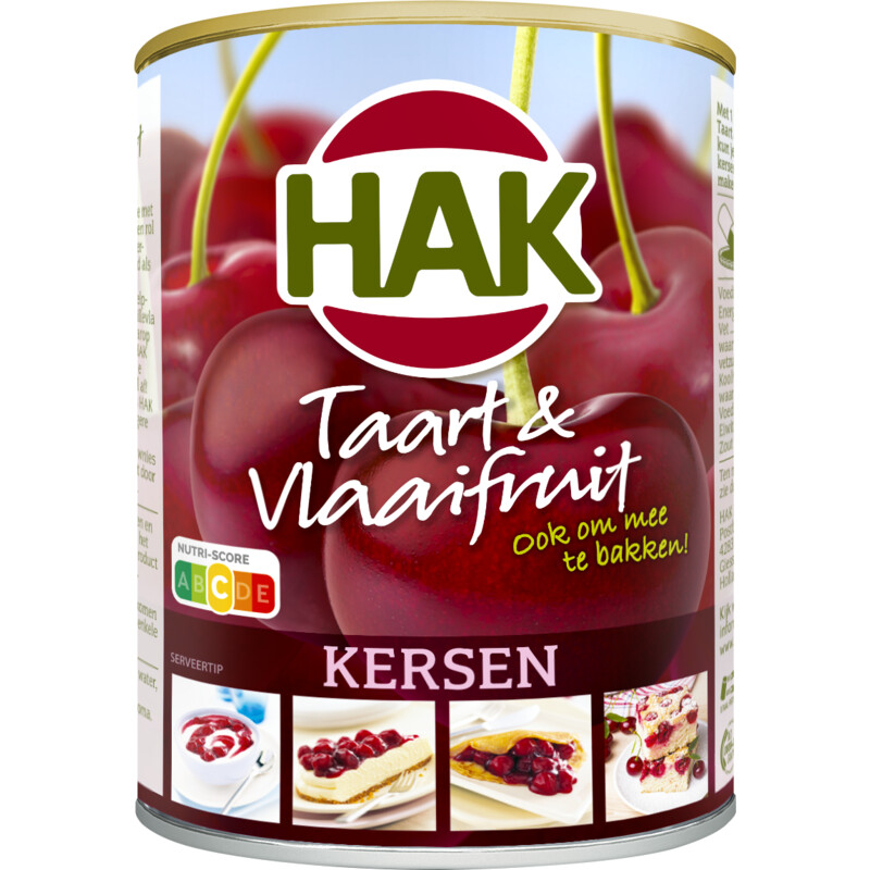 Hak Taart & vlaaifruit kersen