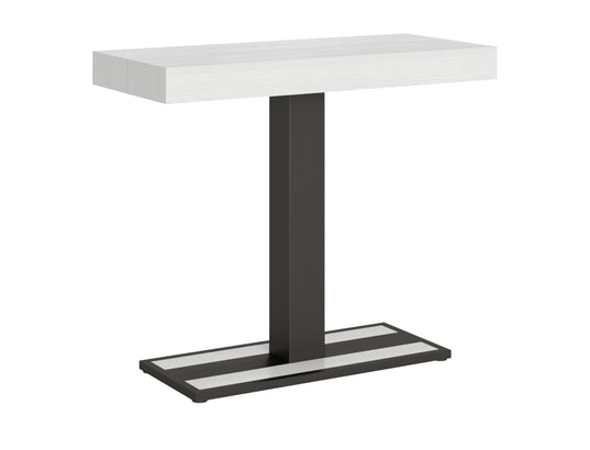 ITAMOBY - Console extensible capital 90x40/300cm frêne blanc
