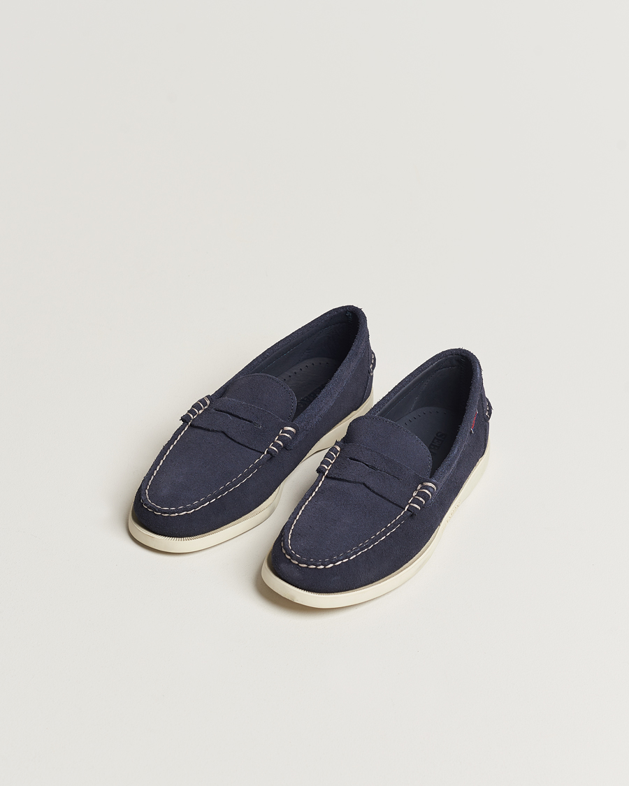 Sebago Dan Suede Loafer Blue Universe