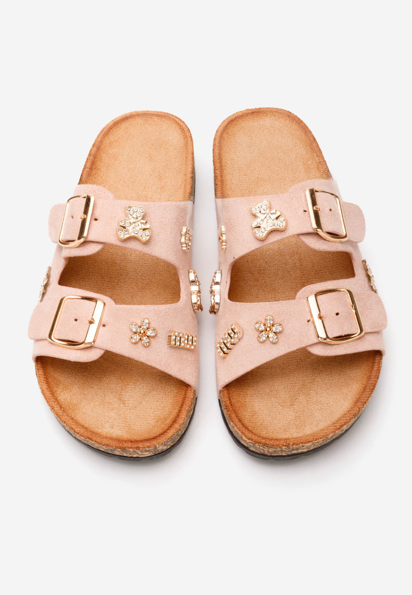 Mules femme roses Moonie