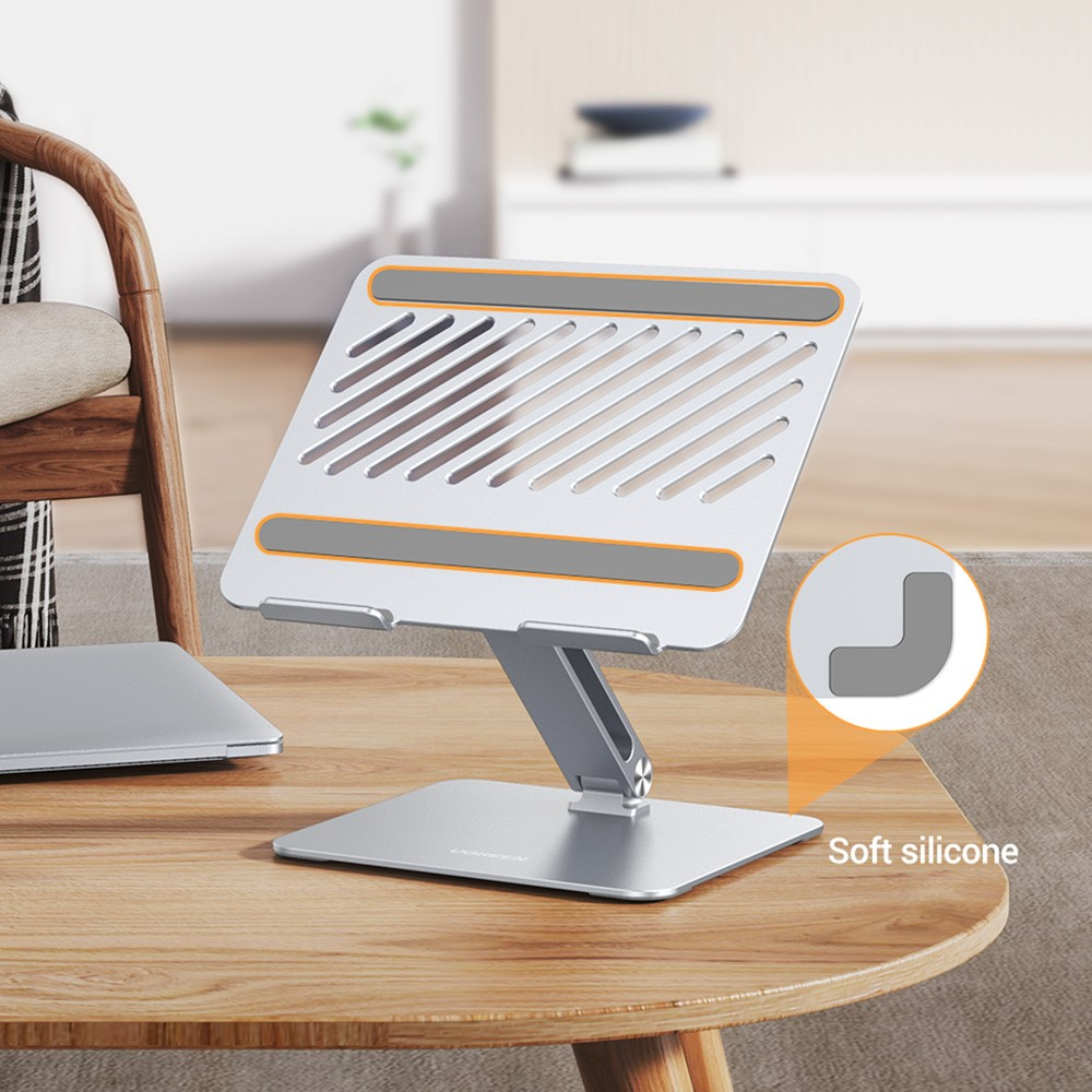 Passiv Kühlender MacBook / Laptop Alu Ständer Halterung Höhenverstellbar (10